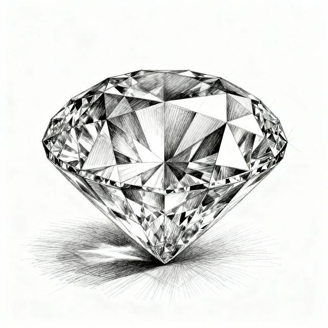 Drawing Of A Diamond gallery