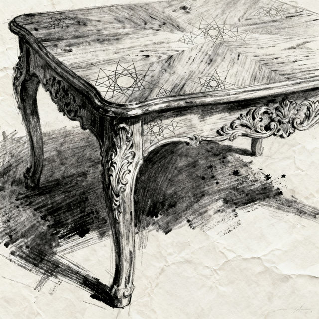 Table Sketch - AI Generated Art gallery