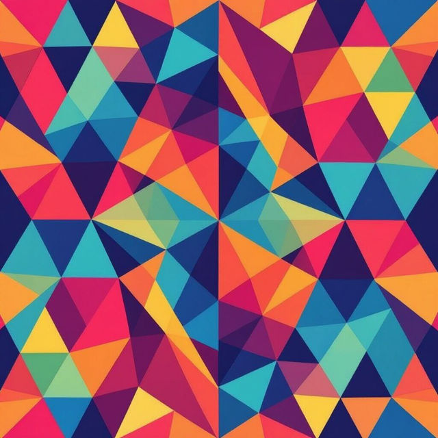 Triangle Wallpapers - AI Generated gallery