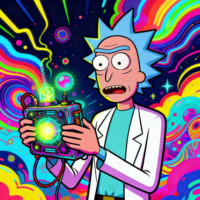 Rick Sanchez Drawings - Made With AI gallery