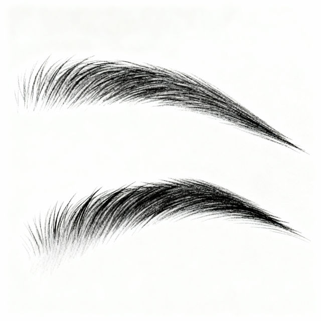 Eyebrow Drawing - AI Generated gallery