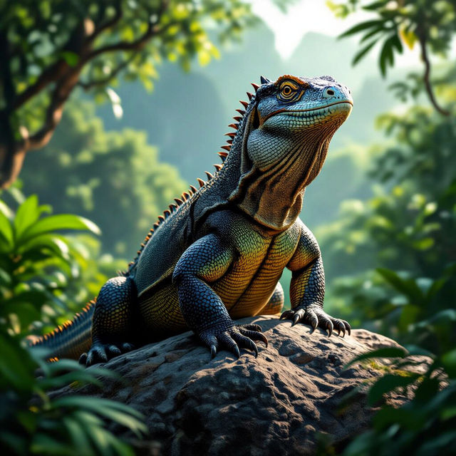 Komodo Dragon Images - Created With AI gallery