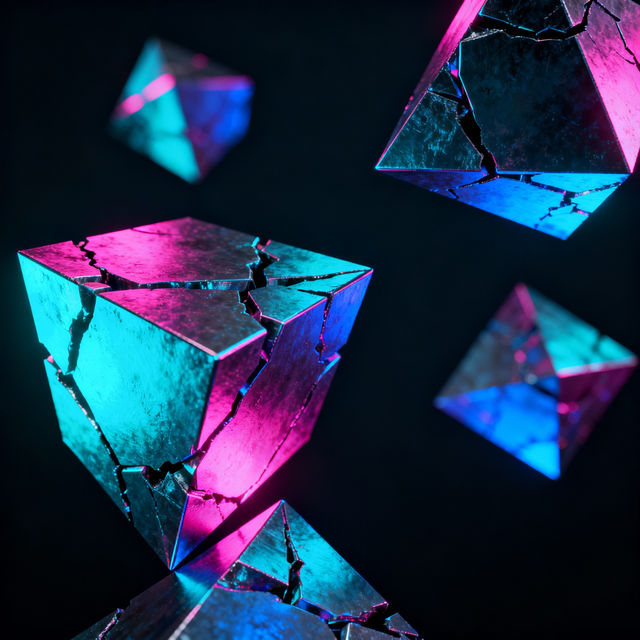 3D Shape Drawings Made With AI gallery