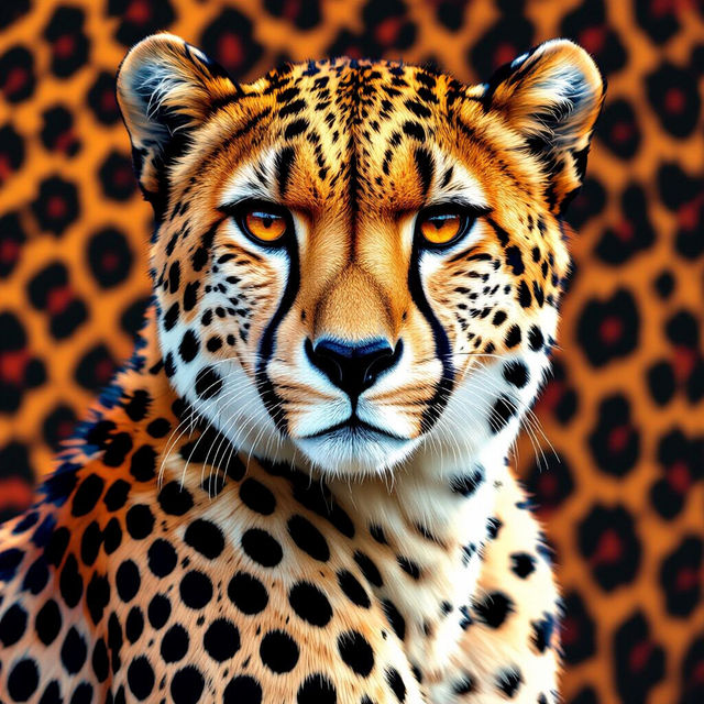 Cheetah Print Wallpaper - AI Generated gallery