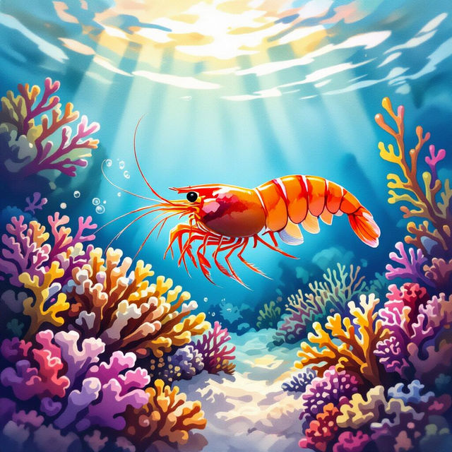 Shrimp Art - AI Generated gallery