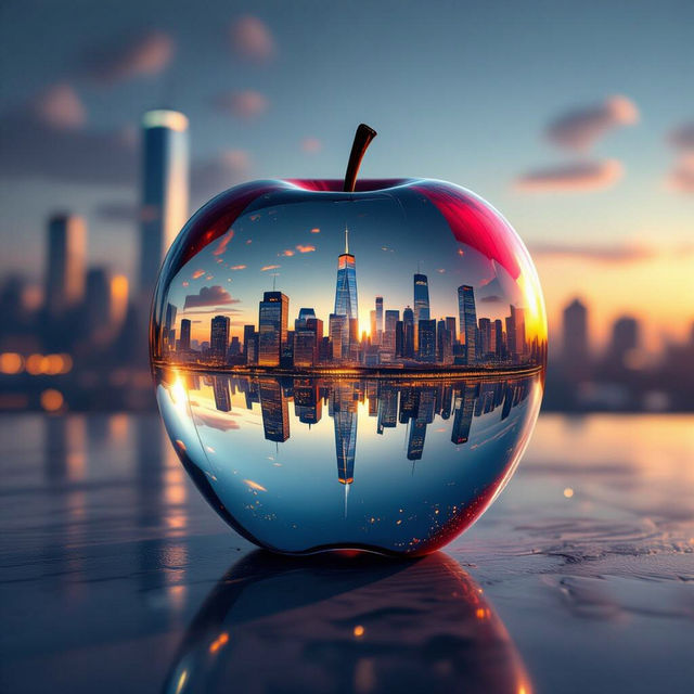 Stunning Apple Wallpaper Generated by AI gallery