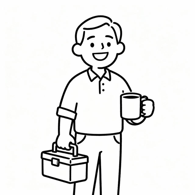 Dad Drawings - Easy AI Creations gallery