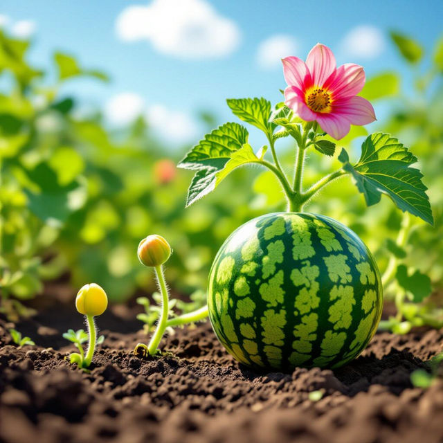 Watermelon Growing Stages Pictures gallery