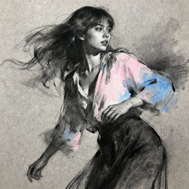 Girl Sketch Full Body gallery