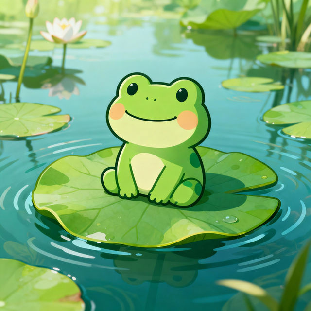 Keroppi Drawings - AI Generated Art gallery