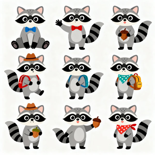 Raccoon Clip Art gallery