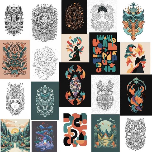 Explore AI-Generated Drawing Templates gallery