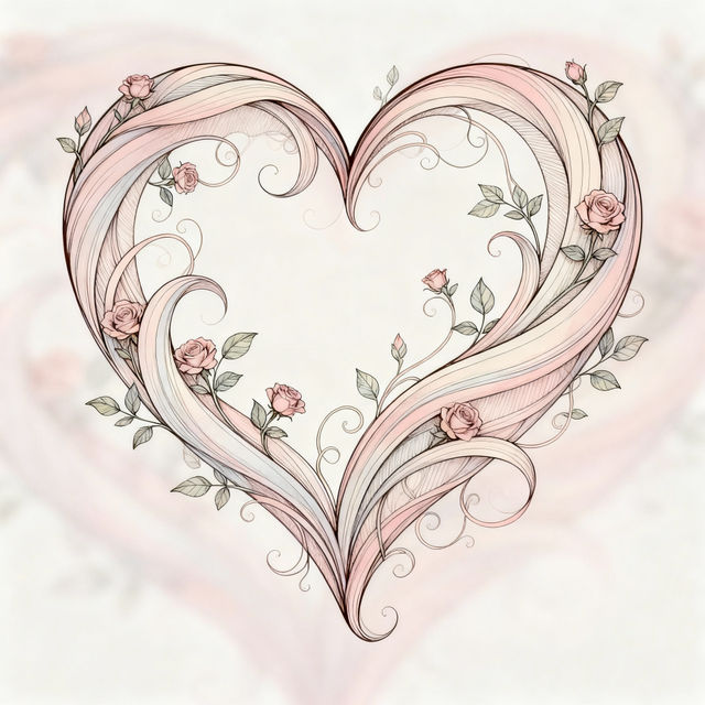 Drawing Of Heart gallery