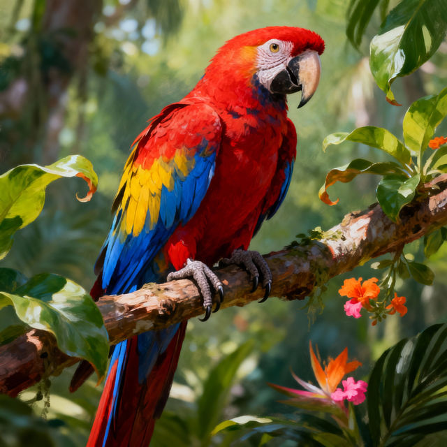 Scarlet Macaw Drawing gallery
