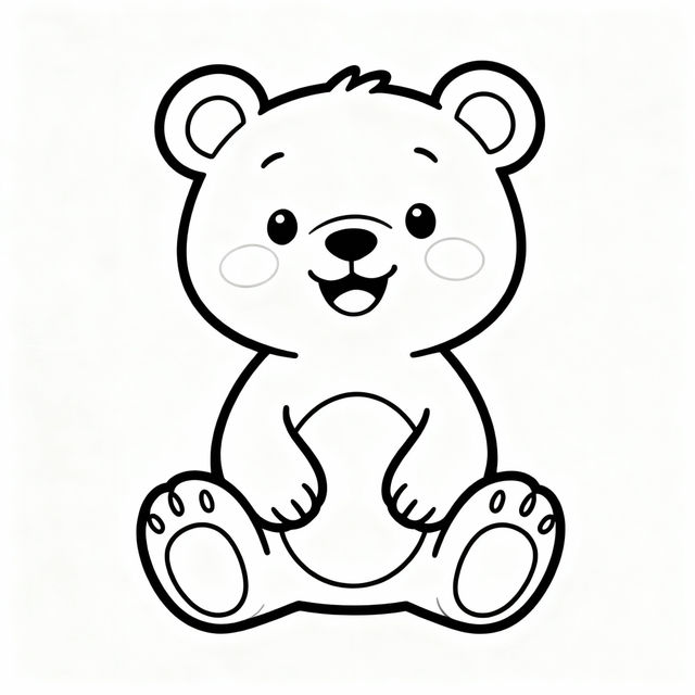 Easy Bear Drawings - Made With AI gallery