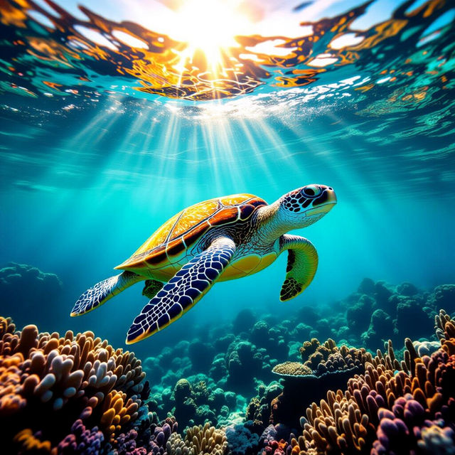 Sea Turtle Images - Created With AI gallery