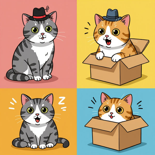 Silly Cat Images - Made With AI gallery