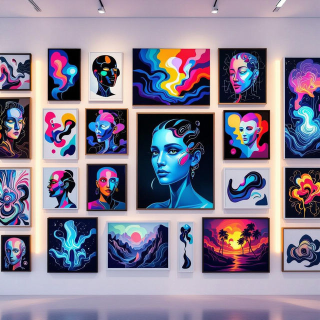 AI Gallery Art Wall gallery