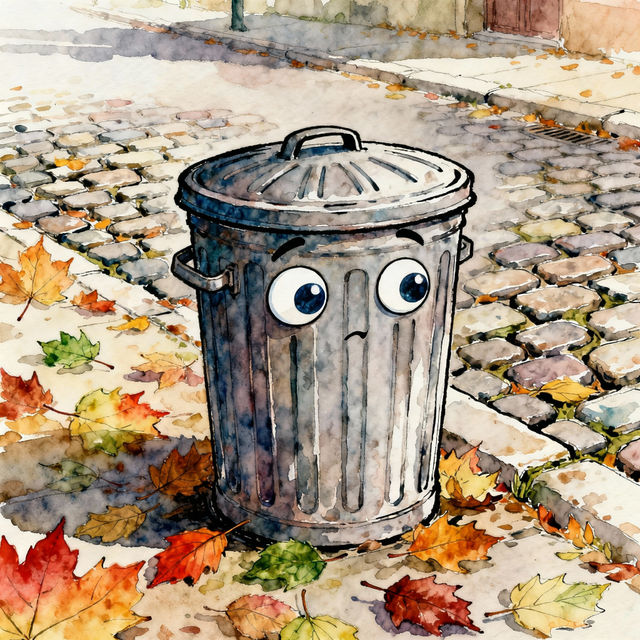 Trash Can Drawings - Made With AI gallery