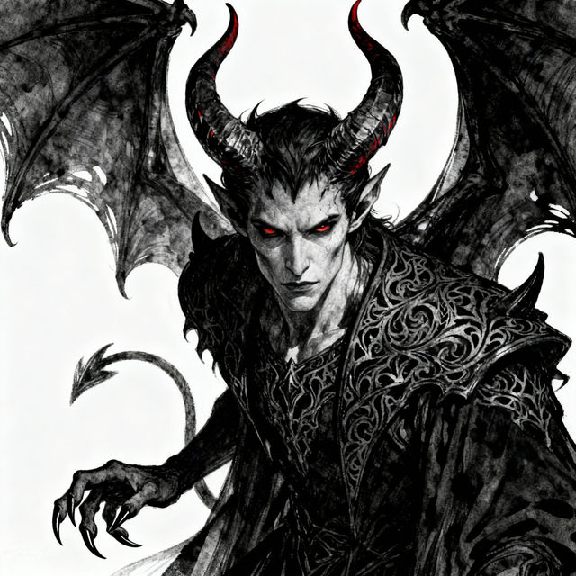 Devil Drawings - AI Generated gallery