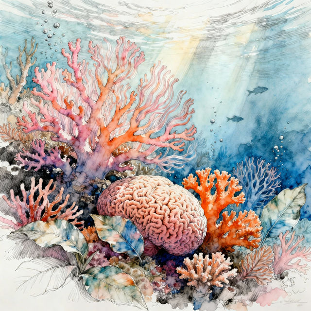 Coral Sketch Art gallery
