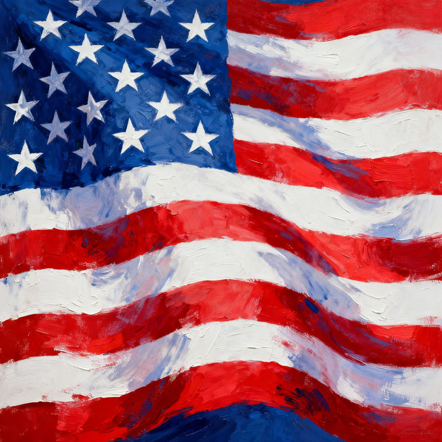 United States Flag Drawing gallery