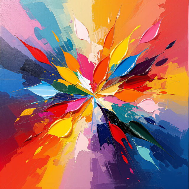 Colourful Canvas Wall Art - AI Generated gallery