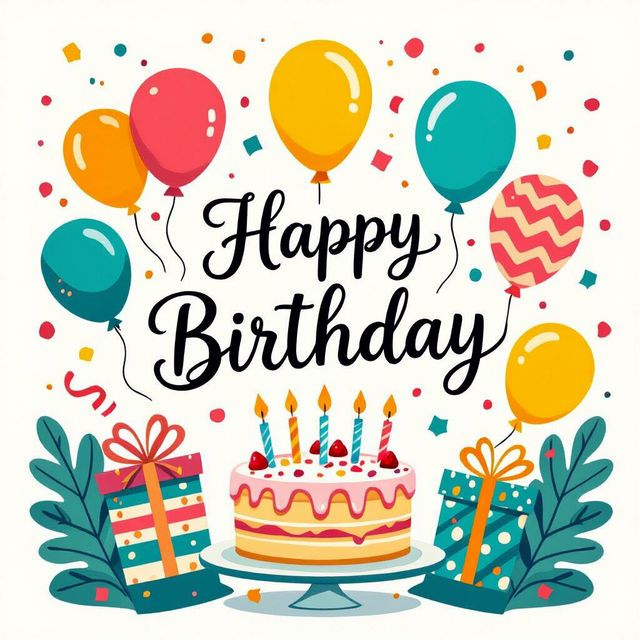 Birthday Card Pictures - Made With AI gallery