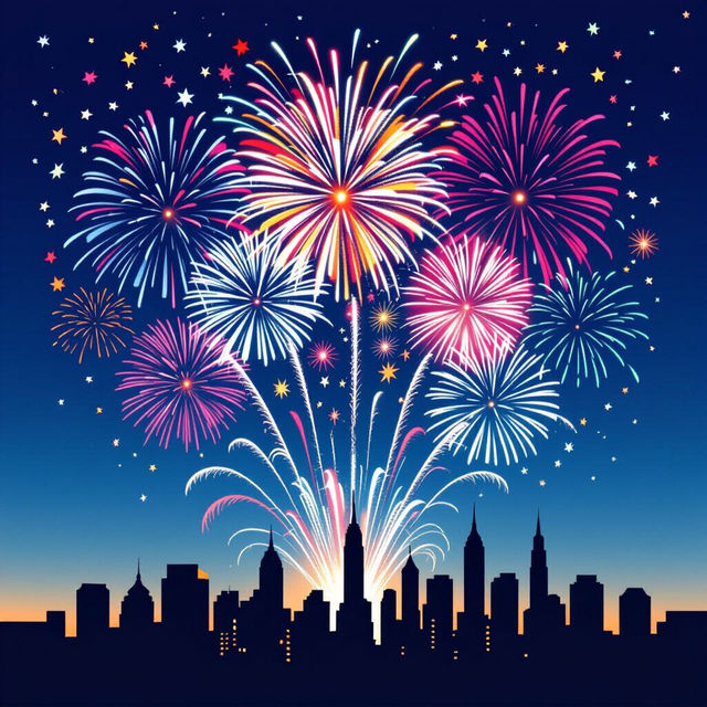 Fireworks Clip Art - Made With AI gallery