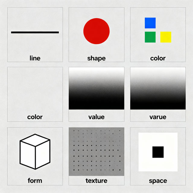 Easy 7 Elements of Art Drawings gallery