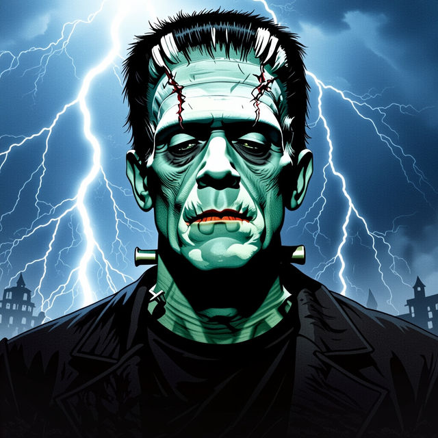 Frankenstein Art - Made With AI gallery