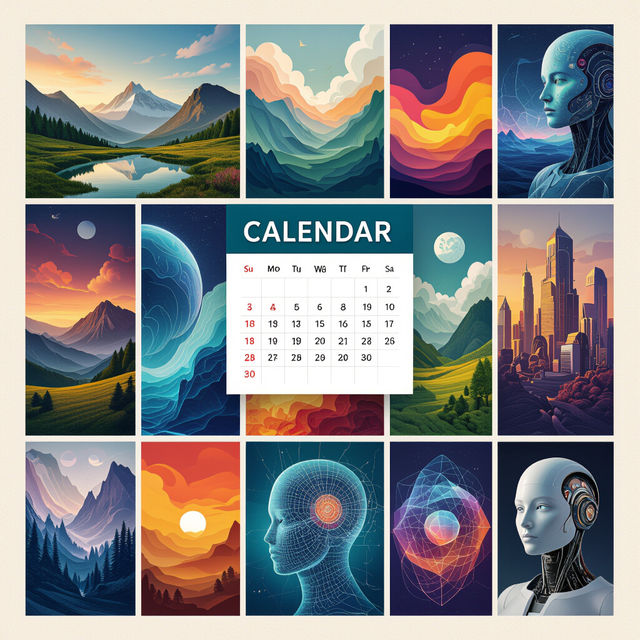 Calendar With Pictures - Made With AI gallery