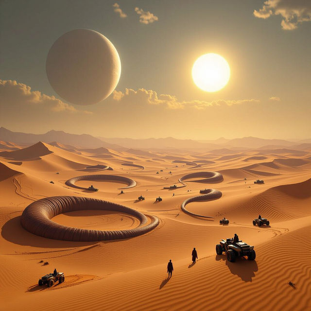 Stunning Dune Wallpapers Generated by AI gallery