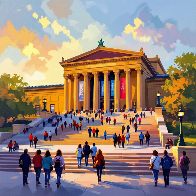 Philadelphia Museum of Art Inspired Art gallery