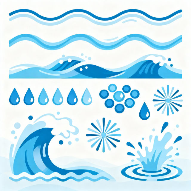 Clip Art Water - Made With AI gallery