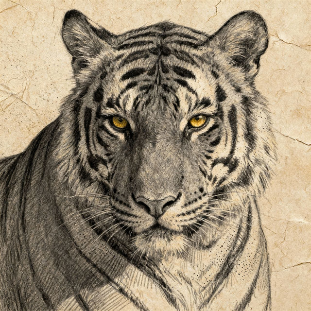 Tiger Drawings - AI Generated gallery