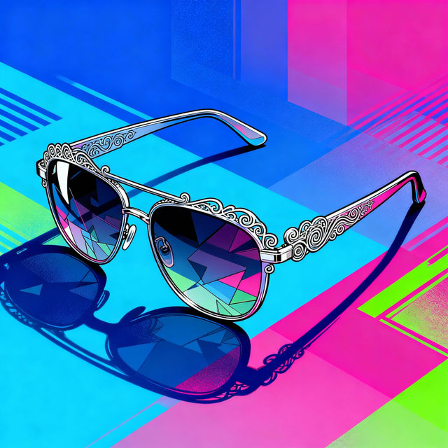 Sun Glasses Drawings - AI Generated Art gallery