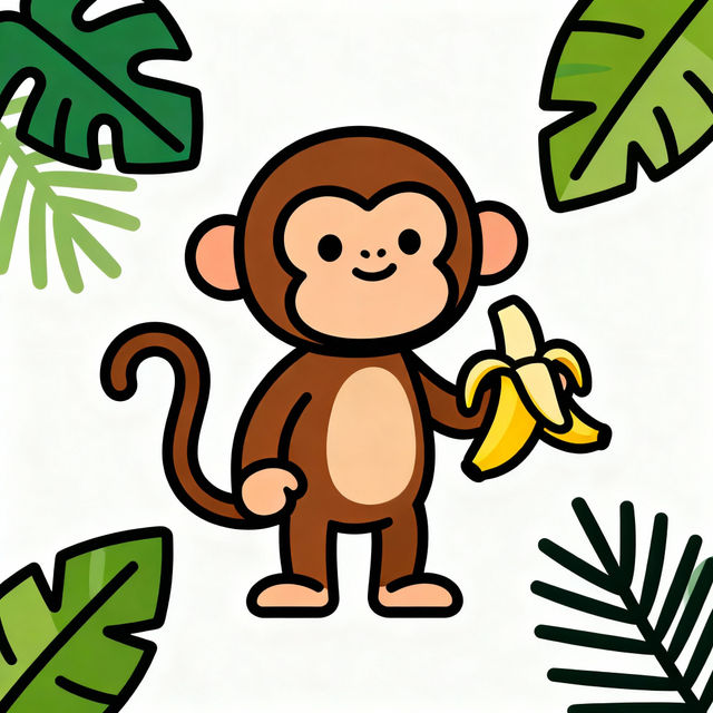 Easy Monkey Drawing gallery