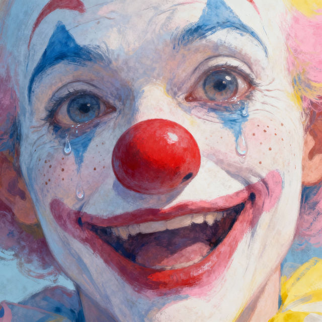 Clown Face Drawings - AI Generated gallery