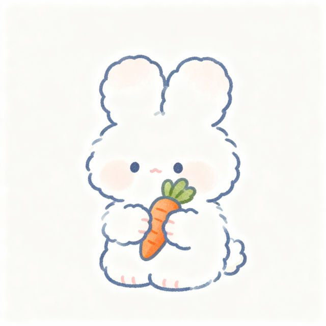 Easy Rabbit Drawings gallery