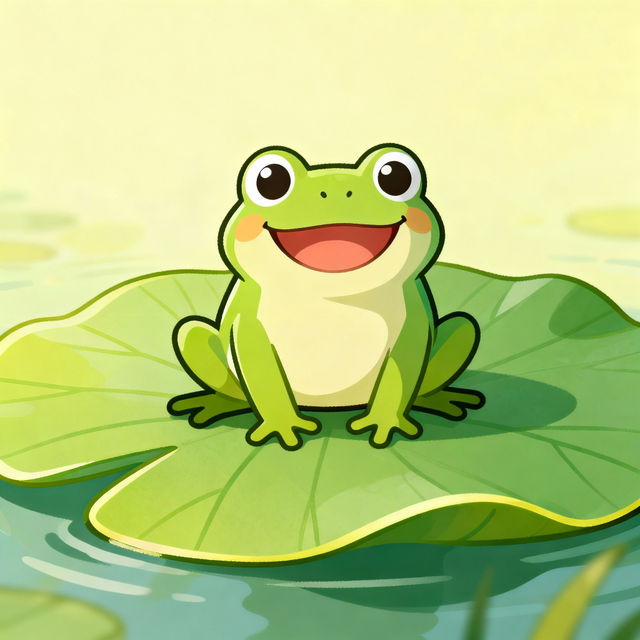 Easy Frog Drawing gallery