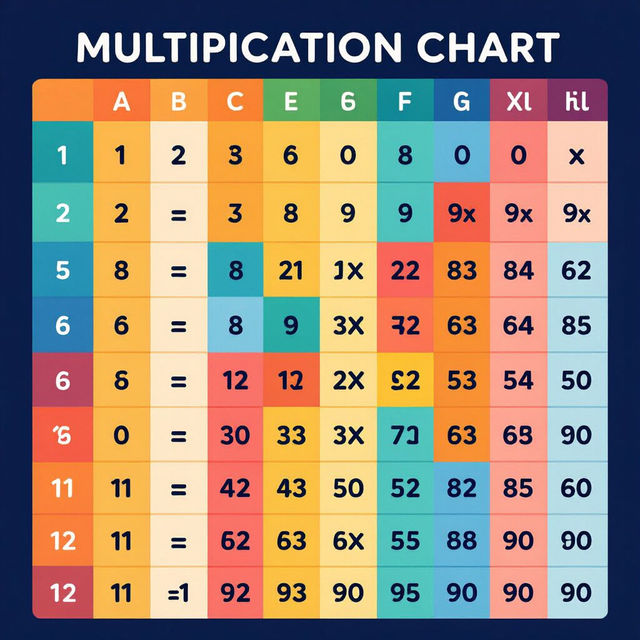 Show Me A Picture Of A Multiplication Chart gallery