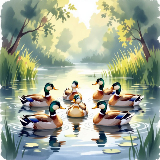Duck Art - AI Generated gallery