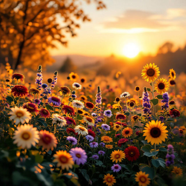 Fall Flowers Images - Made With AI gallery