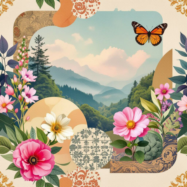 Generate Aesthetic Collage Wallpapers gallery