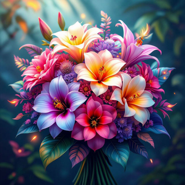Pretty Pictures of Flowers - Created with AI gallery