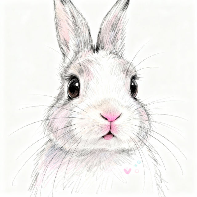 Rabbit Face Drawing - AI Art Gallery gallery