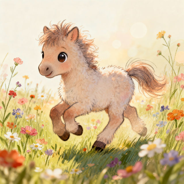 Cute Horse Drawings - Made With AI gallery