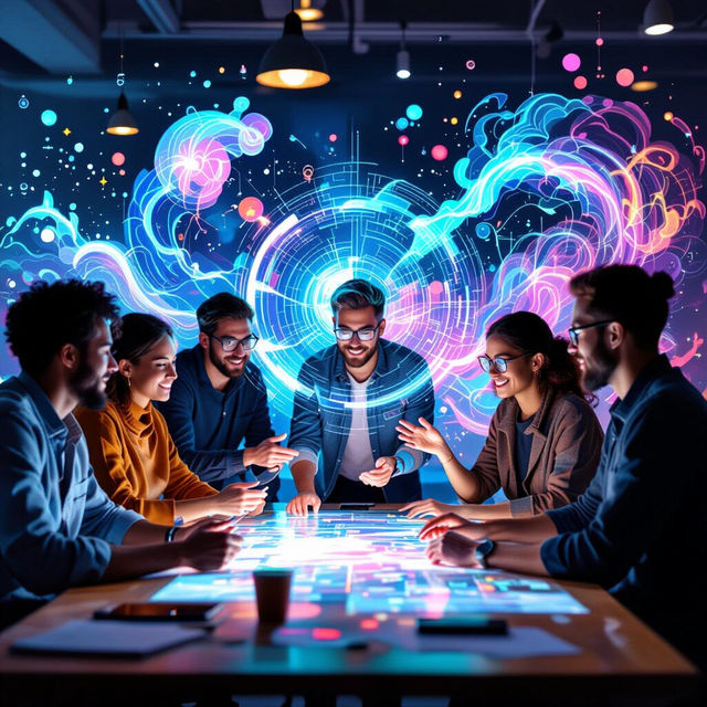 AI Art Workshop gallery