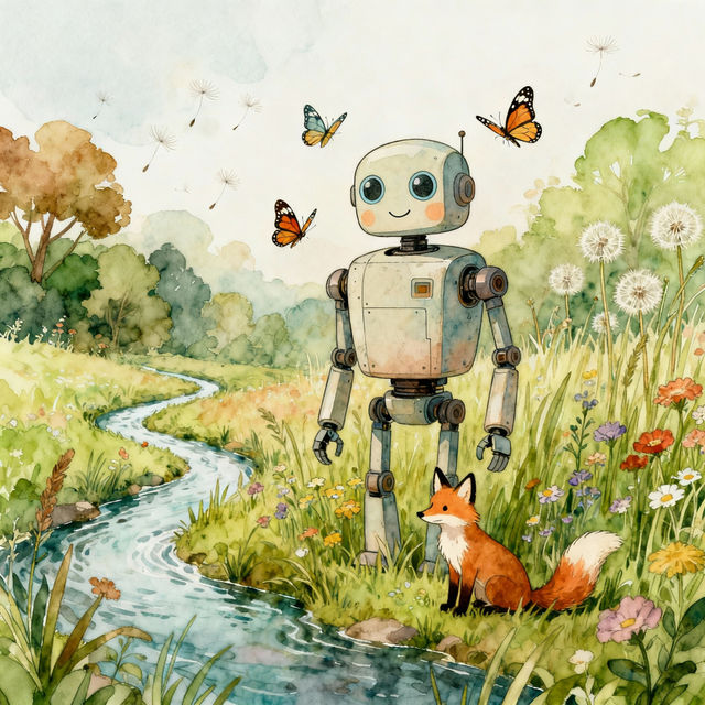 The Wild Robot Drawings gallery